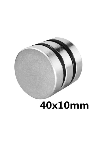 Çap 40Mm X Kalınlık 10Mm Yuvarlak Süper Güçlü Neodyum Mıknatıs