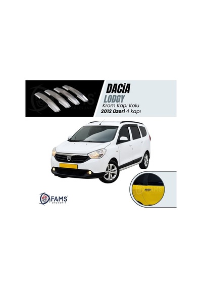 Dacia Lodgy Krom Kapı Kolu 4 Kapı 2012 Üzeri Paslanmaz Çelik