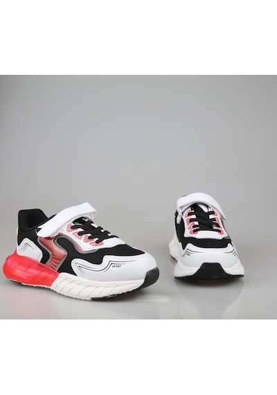 Cool Owen Siyah-kırmızı Çocuk Sneakers Siyah-Kırmızı