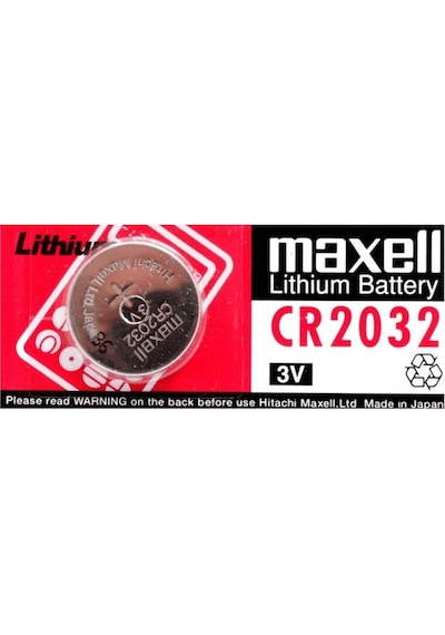 Maxell CR2032 3V Lityum Kartela Düğme Pil