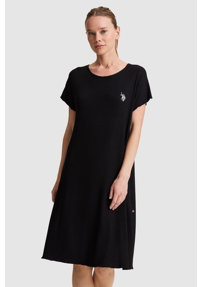 U.s. Polo Assn. Kadın Siyah Pijama Takım 50326529-vr046