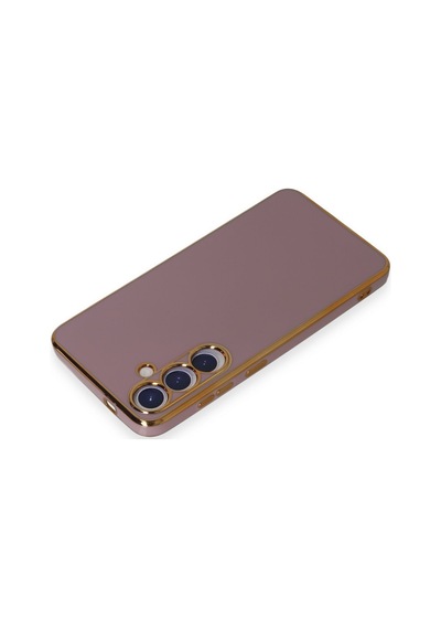 Samsung Galaxy  Uyumlu,  S24 Kılıf Volet Silikon - Mor