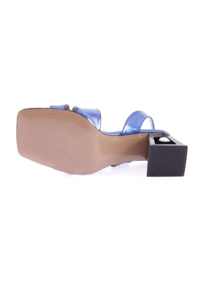 Dgn 619-23y Kadin Kristal Taşli Topuklu Sandalet 619-1922-R13853 Saks