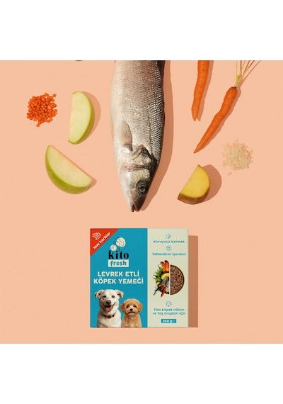 Kito Fresh Levrek Etli Taze Yetişkin Köpek Yemeği 250 G