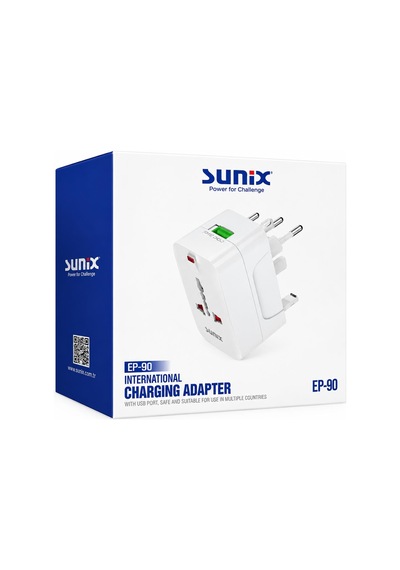 Sunix Ep-50 Seyahat Adaptörü