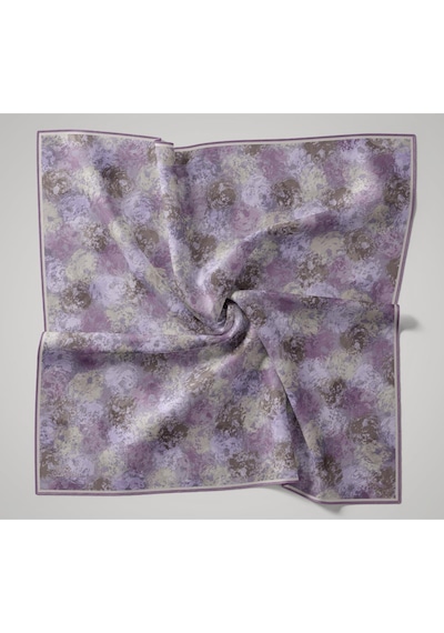 Silk Home Soft Eşarp 73095-23 Lila, Leylak, Taş, Koyu Vizon