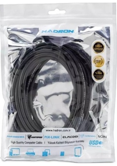 HADRON 150 cm. USB Yazıcı - Printer Veri Transfer & Data Kablosu HADRON 150 cm. USB Yazıcı - Printer Veri Transfer & Data Kablosu