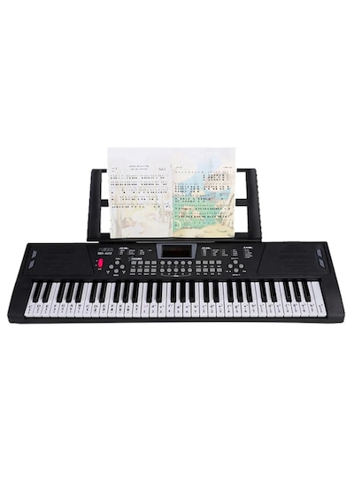 Hpy Aktüel 61 Tuşlu Dijital Klavye, Elektronik Piyano, Usb Bağlantılı, Dahili Hoparlör, Siyah, Taşınabilir Siyah