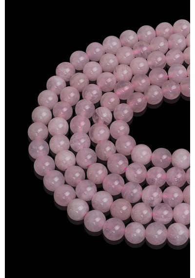 10 Mm Pembe Kuvars Taşı Dizi A Pembe