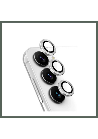 Bezos Samsung Galaxy A25 5g Uyumlu Valdez Metal Kamera Lens - Gümüş Bzstk