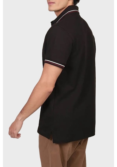 Tommy Hilfiger Erkek Siyah Logo Kısa Kollu Polo T-shirt SIYAH Siyah