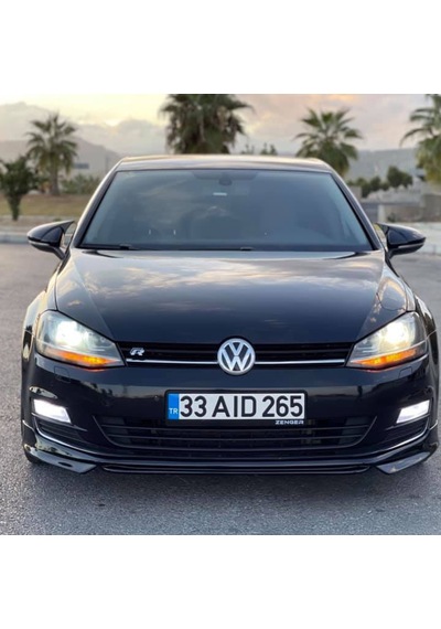 Sts Oto Aksesuar Golf 7 7.5 Batman Yarasa Ayna Kapağı Piano Black Abs Plastik (01)