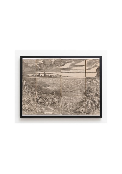 Anonim Titian Firavun Ordusunun Kızıldeniz'de Boğuluşu Çerçevesiz Poster 21x30 Cm A4 Geometrik Desen