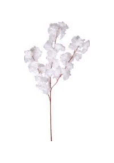 Yapay Çiçek Bahar Dalı Beyaz 95 Cm. Çok Renkli