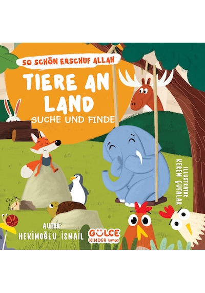 Tiere An Land - Suche Und Finde - Karadaki Hayvanlar - Ara Bul / Allah Ne Güzel Yaratmış Almanca