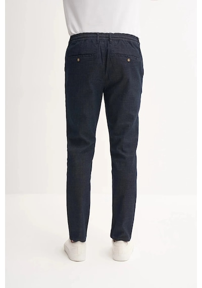 Cazador Jogger Denim Pantolon Beli Bağcıklı Düz Paça 810 Lacivert