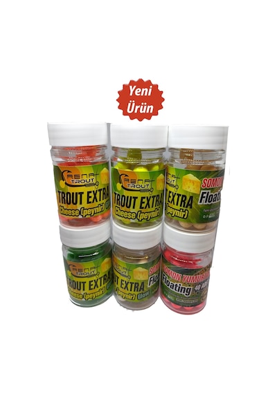 Renat Trout Extra Somon Yumurtası Yüzen Peynir Alabalık Yemi