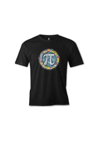 Matematik - Pi 5 Siyah Erkek Tshirt