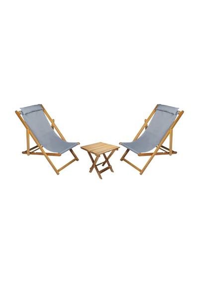 Ahşap Katlanabilir Taşınır Şezlong. Plaj, Bahçe, Teras, Balkon Şezlongu. 3 Lü Set Gri Diğer Ahşap Katlanabilir Taşınır Şezlong. Plaj, Bahçe, Teras, Balkon Şezlongu. 3 Lü Set Gri Diğer