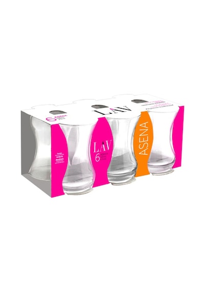 Lav Asena Cam Çay Bardağı 6 Kişilik 125 ml