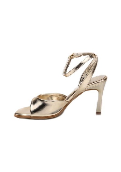Papuçcity Ony 03510 Kadın Topuklu Sandalet Ayakkabı Bronz