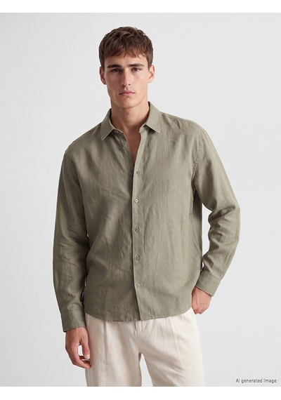 Lcw Vision Haki Regular Fit Erkek Gömlek
