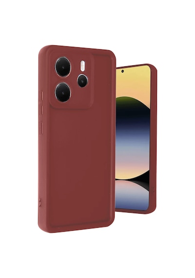 Newface Xiaomi Redmi Note 14 4g Kılıf Viera Silikon - Bordo