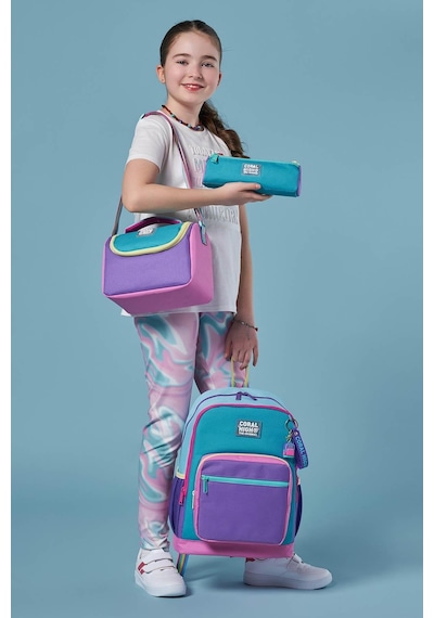 Coral High Kids Pembe Pastel Renkli 3 Lü Okul Çanta Seti Set0123759