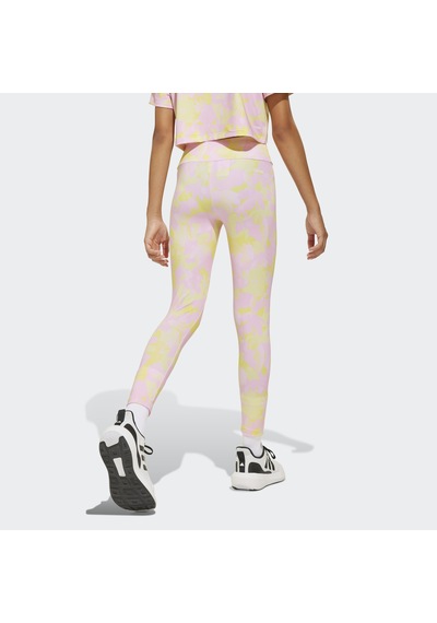 Adidas Train Essentials Flower Print Çocuk Tayt Jj5055 Çok Renkli