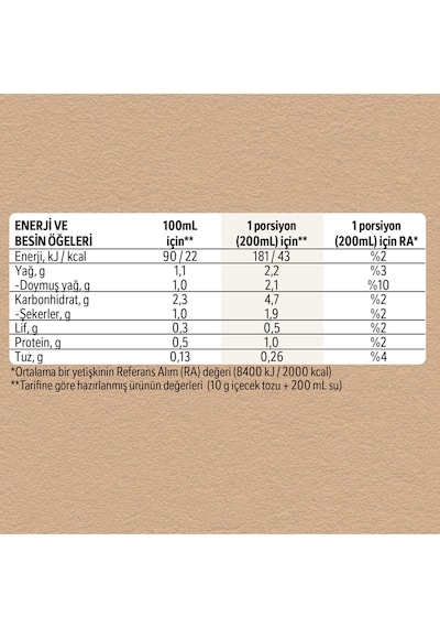 2si1 Arada Sütlü Köpüklü 10 10x10g Diğer