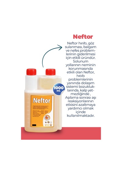 Kanatlı Hayvanlar İçin 3'lü Set Farmatom+neftor+alfamin 1l