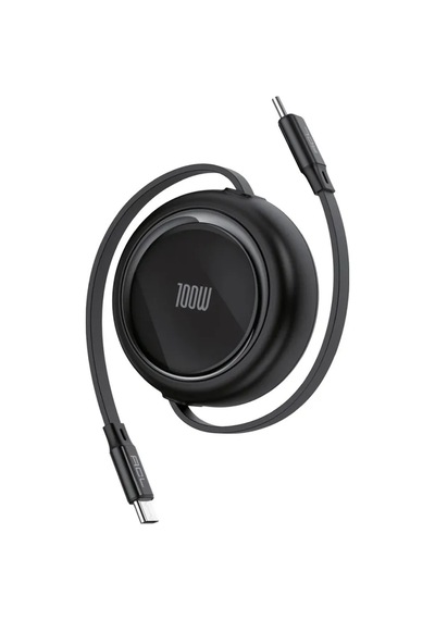 Acl Ack-118 100w Pd Ultra Hızlı Geri Çekilebilir Type-c To Type-c Şarj Kablosu - 1m Beyaz