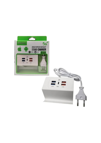 Powermaster 6 Usbli 3.1 Amper Şarj Standı