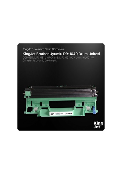 Kingjet Brother Uyumlu Dr-1040 Tekli Uyumlu  Drum Ünitesi Dcp-1511