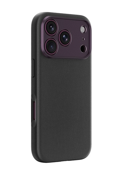 Apple iPhone 18 Pro Max Uyumlu Kılıf M-safe Şarj Özellikli Amazingthing Glamour Lens Serisi Kapak Mor