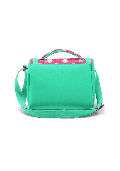Coral High Kids Neon Mercan Su Yeşili Alpaka Desenli Thermo Beslenme Çantası 11719