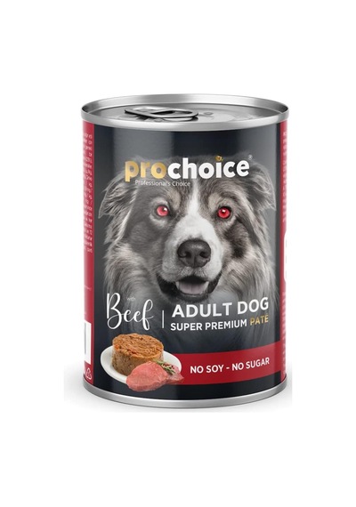 Prochoice Yetişkin Köpekler İçin, Sığır Etli Ve Pirinçli Ezme, 400 G X 12 Adet