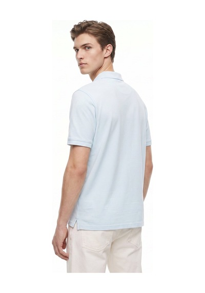 Dockers Açık Mavi Erkek Slim Fit Logo Baskılı Polo T-shirt A1159-70