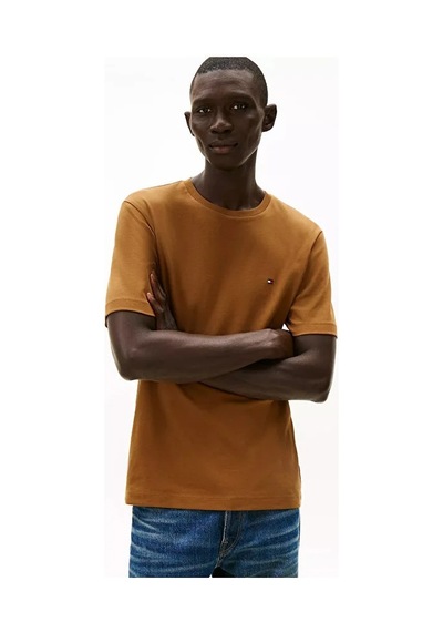Lıght Interlock Tee Erkek Kahverengi T-shirt - Mw0mw37508
