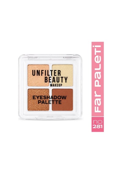 Unfilter Beauty 4'lü Far Paleti No: 281 Çok Renkli