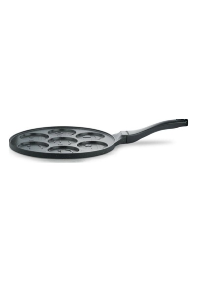 Thermoad Granit Döküm Emojili Pankek Tavası Gri 28 Cm Gri