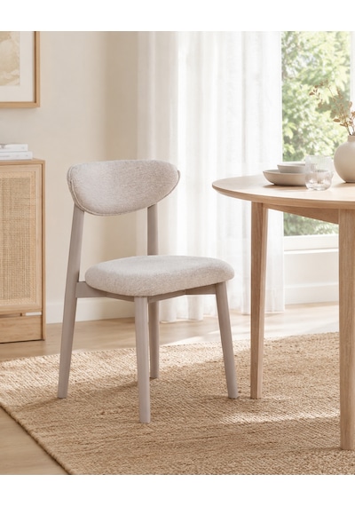 Ganni Home Alfa Sandalye 2 Li Set Krem Gri Gürgen İskeletli, Kolay Silinebilir Kumaşlı Modern Yemek Sandalyesi Krem - Gri Ganni Home Alfa Sandalye 2 Li Set Krem Gri Gürgen İskeletli, Kolay Silinebilir Kumaşlı Modern Yemek Sandalyesi Krem - Gri