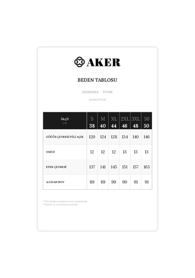 Aker Küf Yeşili Jakarlı Tunik Küf Yeşili Küf Yeşili