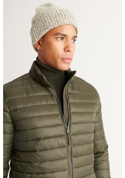 Ac&Co / Altınyıldız Classics Erkek Hakı Standart Fit Normal Kesim Dik Yaka Desenli Mont Haki Ac&Co / Altınyıldız Classics Erkek Hakı Standart Fit Normal Kesim Dik Yaka Desenli Mont Haki