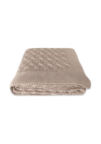 Betires Home Tp17001 Örgü Koltuk Şalı Bej