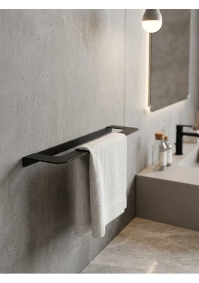 Metal Banyo Seti Mat Siyah