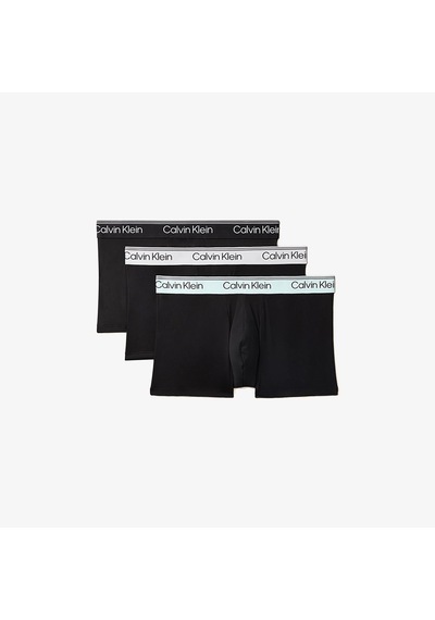 Calvin Klein Microfiber Stretch Erkek Siyah 3'lü Boxer Seti Lv00nb4409