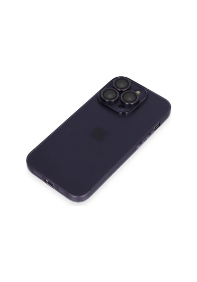 Apple İphone 14 Pro Max Kılıf Luko Lens Silikon - Siyah