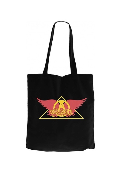 Aerosmith Wing Siyah Kanvas Bez Çanta Siyah