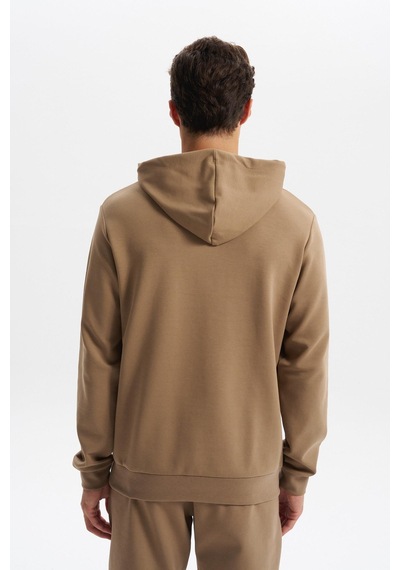 AR-MA Arma Erkek Slim Fit Örme Interlok Kapüşonlu Kanguru Cepli Sweatshirt Yazı Baskılı %80 Pamuk %14 Polyester %6 Elastane K30254685302 Gri - Bej AR-MA Arma Erkek Slim Fit Örme Interlok Kapüşonlu Kanguru Cepli Sweatshirt Yazı Baskılı %80 Pamuk %14 Polyester %6 Elastane K30254685302 Gri - Bej